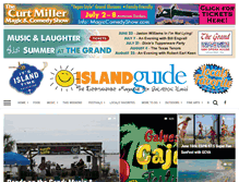 Tablet Screenshot of galvestonislandguide.com